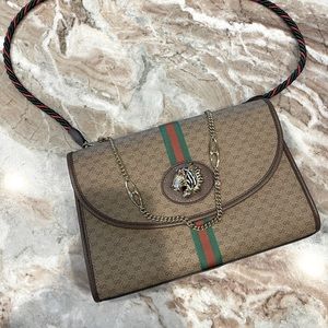 GUCCI Vintage GG Supreme Monogram Web Medium Rajah